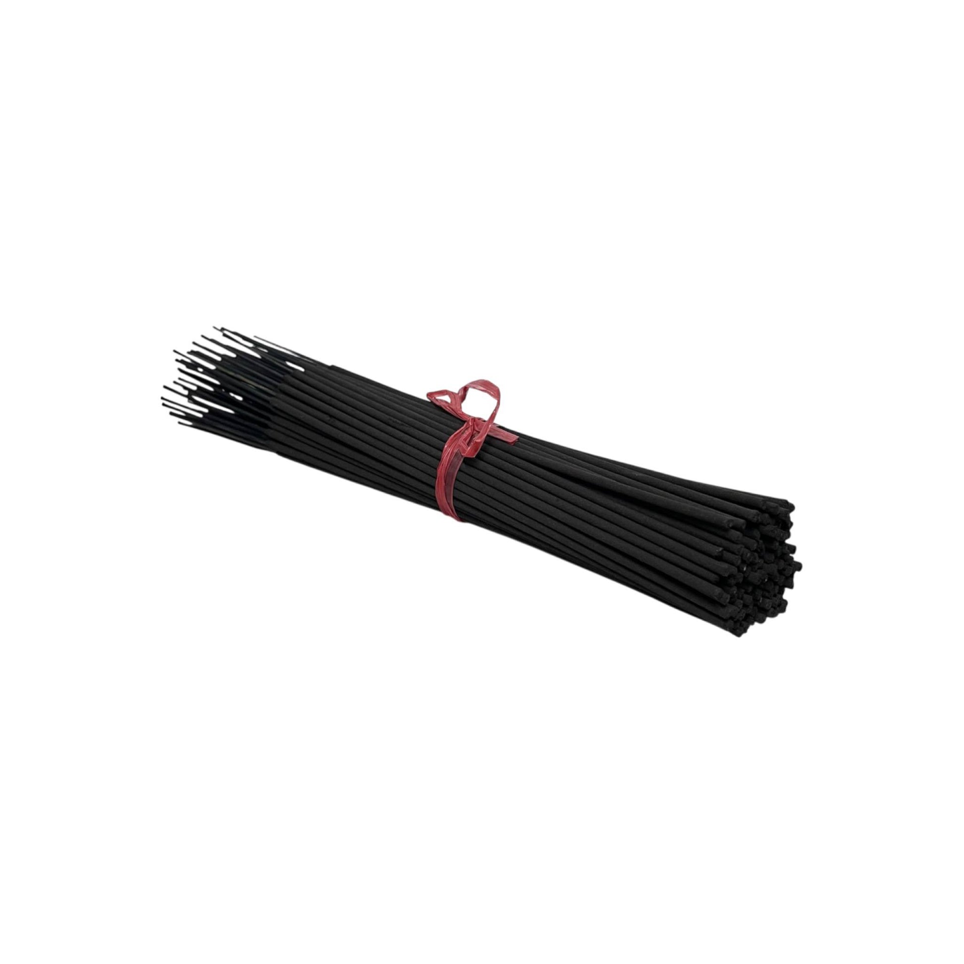10" Black Unscented Incense Sticks — Bundle (100 pcs) - World of Aromas