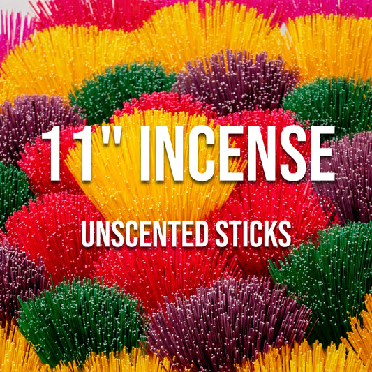 11" Unscented Incense Sticks - World of Aromas