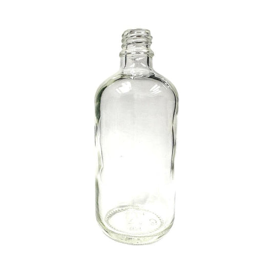 120 ml (4 oz) Clear Glass Euro 18-DIN Bottle