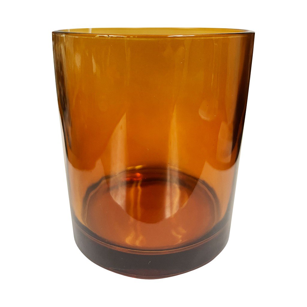 14 oz (420 ml) Amber Glass Candle Jar