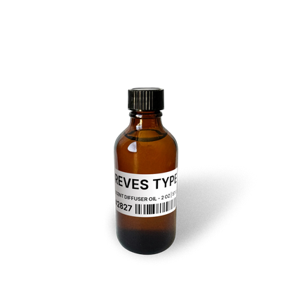 Reves Type Scent Diffuser Oil - 2 oz | 57 g bottle image showing Scent Diffuser Oil in 2 oz size. Fragrance product bottle photo for Reves Type Scent Diffuser Oil - 2 oz | 57 g.