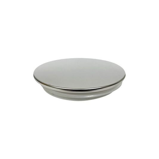(10 oz) Silver Aluminum Thin Candle Jar Lid