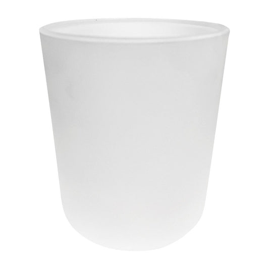 10 oz (300 ml) Matte White Glass Candle Jar