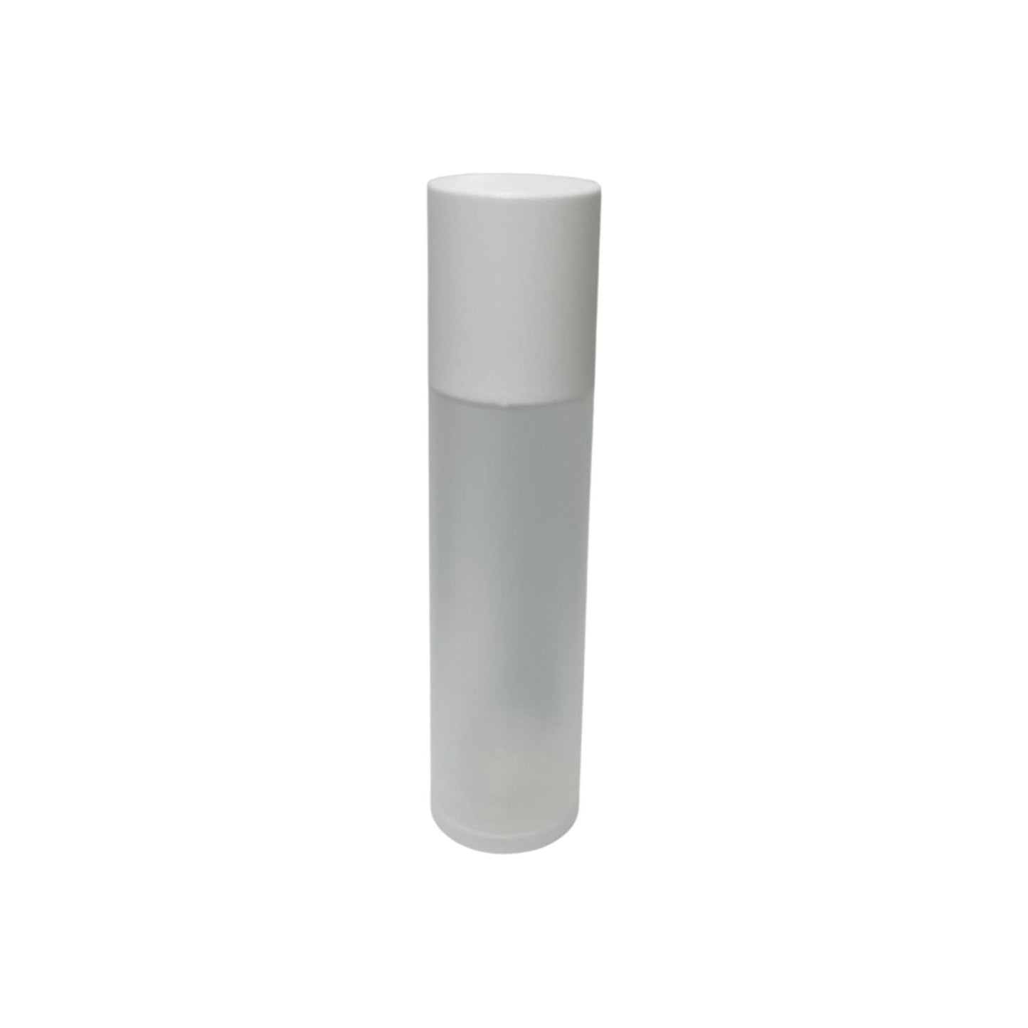 3.4  oz (100 ml) White Frosted Cylinder Twist Airless Lotion Pump - World of Aromas