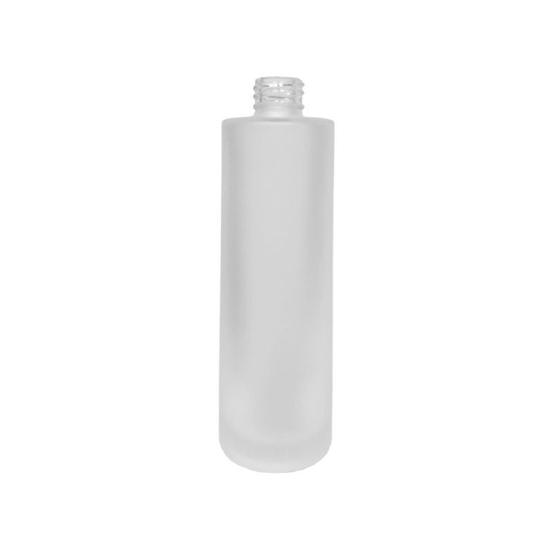 4 oz (120 ml) Frosted Clear Glass Cylinder 20-400 Bottle