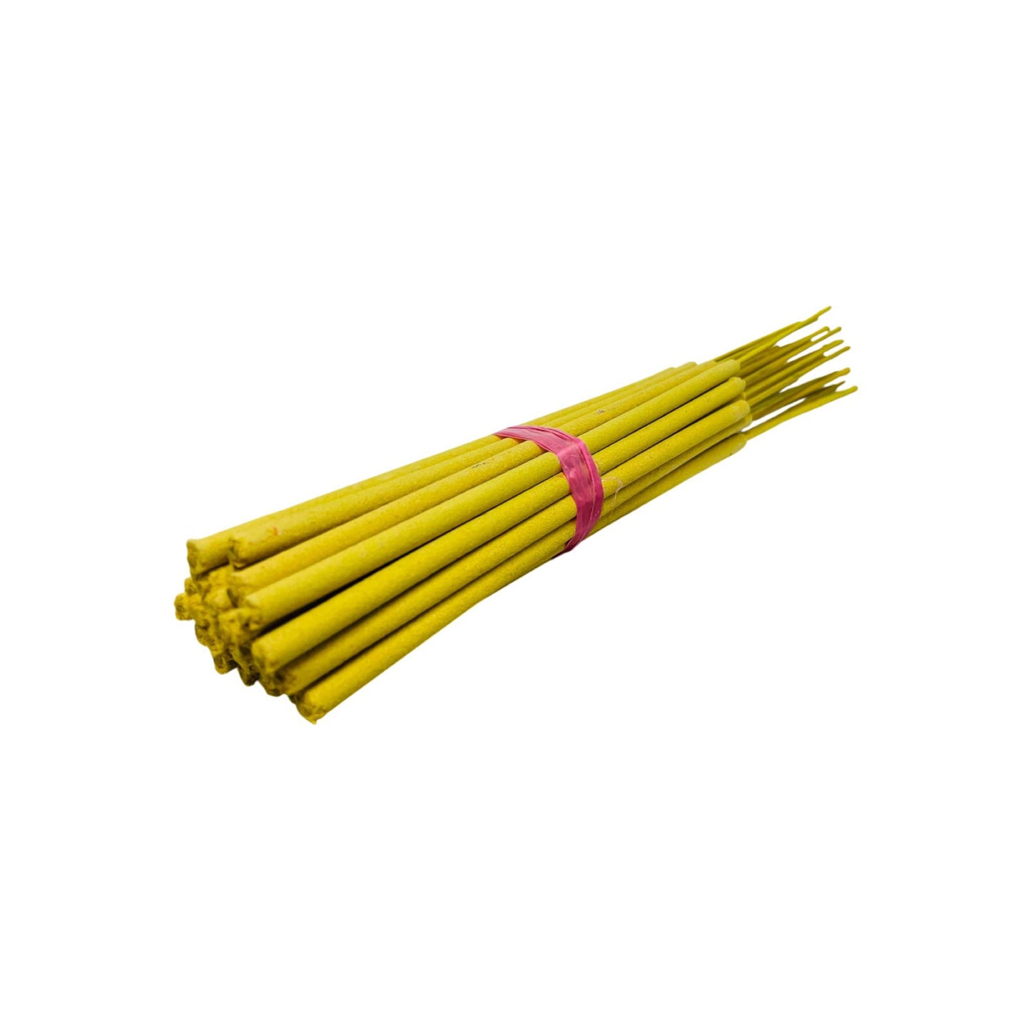 11" Fat Yellow Unscented Incense Sticks — Bundle (30 pcs) - World of Aromas