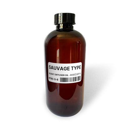 Sauvage Type Scent Diffuser Oil - 8 oz | 227 g bottle image showing Scent Diffuser Oil in 8 oz size. Fragrance product bottle photo for Sauvage Type Scent Diffuser Oil - 8 oz | 227 g.