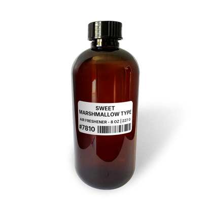 Sweet Marshmallow Type Air Freshener - 8 oz | 227 g bottle image showing Air Freshener in 8 oz size. Fragrance product bottle photo for Sweet Marshmallow Type Air Freshener - 8 oz | 227 g.