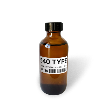 540 Type Scent Diffuser Oil - 4 oz | 113 g bottle image showing Scent Diffuser Oil in 4 oz size. Fragrance product bottle photo for 540 Type Scent Diffuser Oil - 4 oz | 113 g.