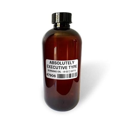 Absolutely Executive Type Burning Oil - 8 oz | 227 g bottle image showing Burning Oil in 8 oz size. Fragrance product bottle photo for Absolutely Executive Type Burning Oil - 8 oz | 227 g.