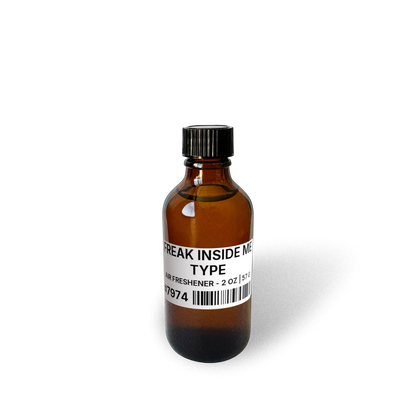 Freak Inside Me Type Air Freshener - 2 oz | 57 g bottle image showing Air Freshener in 2 oz size. Fragrance product bottle photo for Freak Inside Me Type Air Freshener - 2 oz | 57 g.