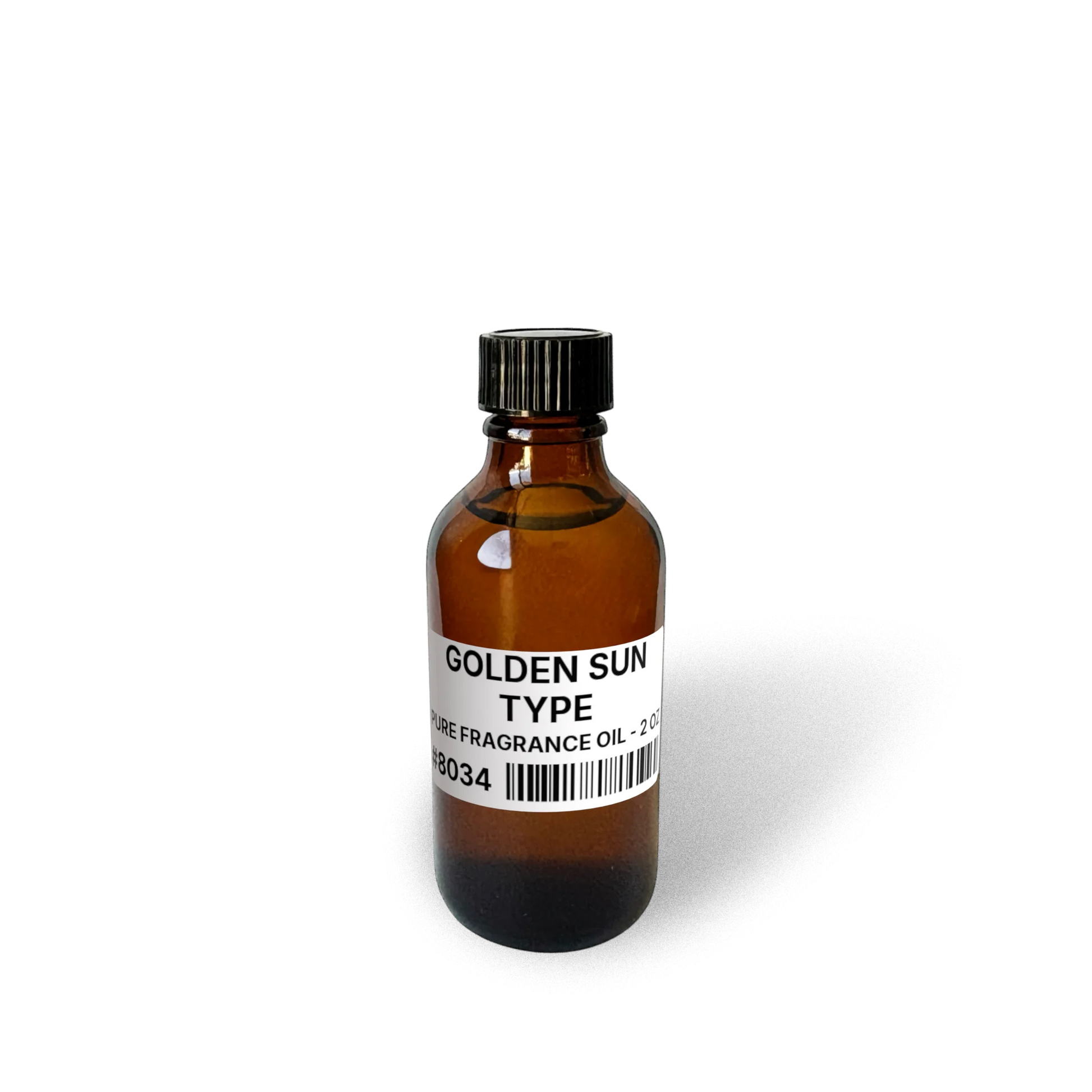 Golden Sun Type Pure Fragrance Oil - 2 oz (57 g) bottle image showing Pure Fragrance Oil in 2 oz size. Fragrance product bottle photo for Golden Sun Type Pure Fragrance Oil - 2 oz (57 g).