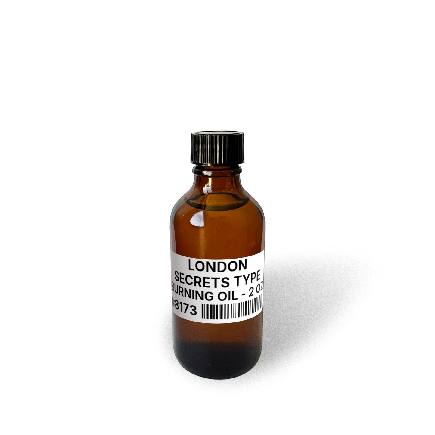 London Secrets Type Burning Oil - 2 oz (57 g) bottle image showing Burning Oil in 2 oz size. Fragrance product bottle photo for London Secrets Type Burning Oil - 2 oz (57 g).