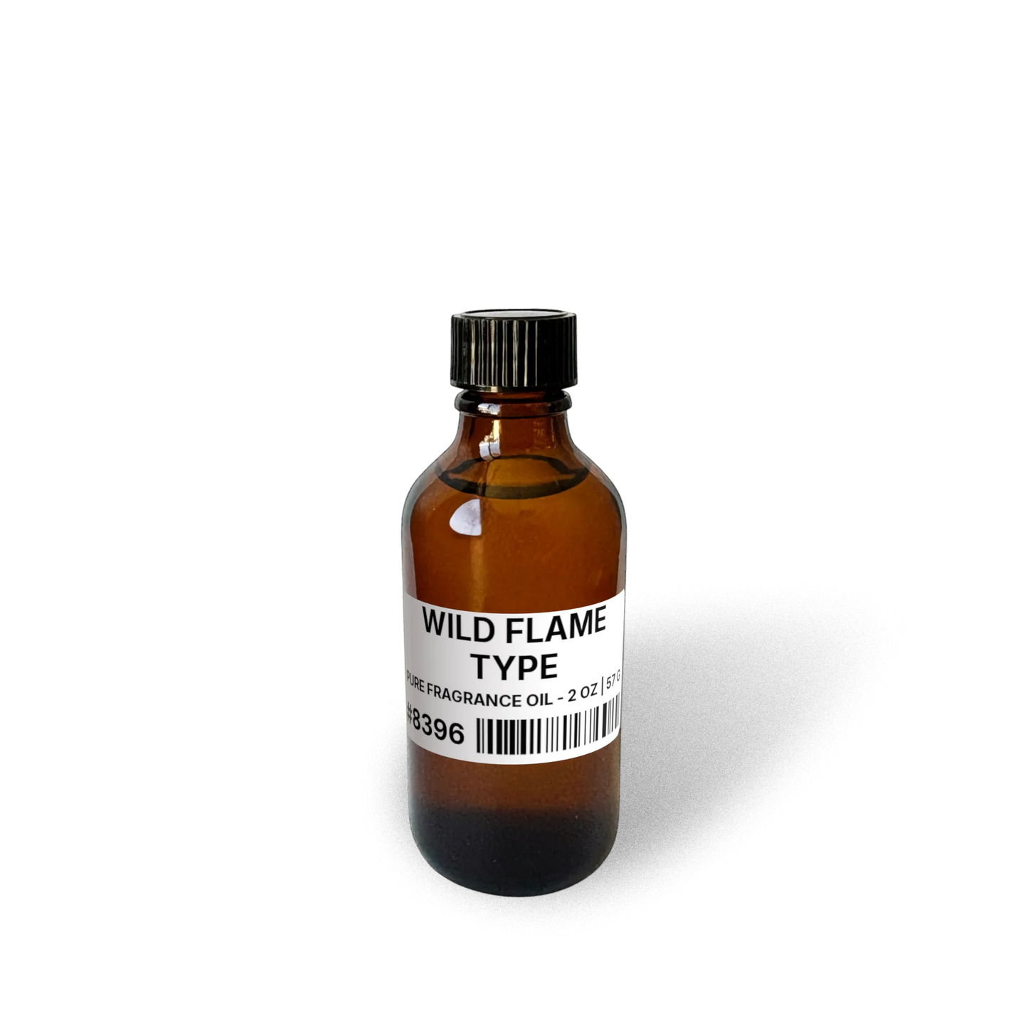 Wild Flame Type Pure Fragrance Oil - 2 oz | 57 g bottle image showing Pure Fragrance Oil in 2 oz size. Fragrance product bottle photo for Wild Flame Type Pure Fragrance Oil - 2 oz | 57 g.