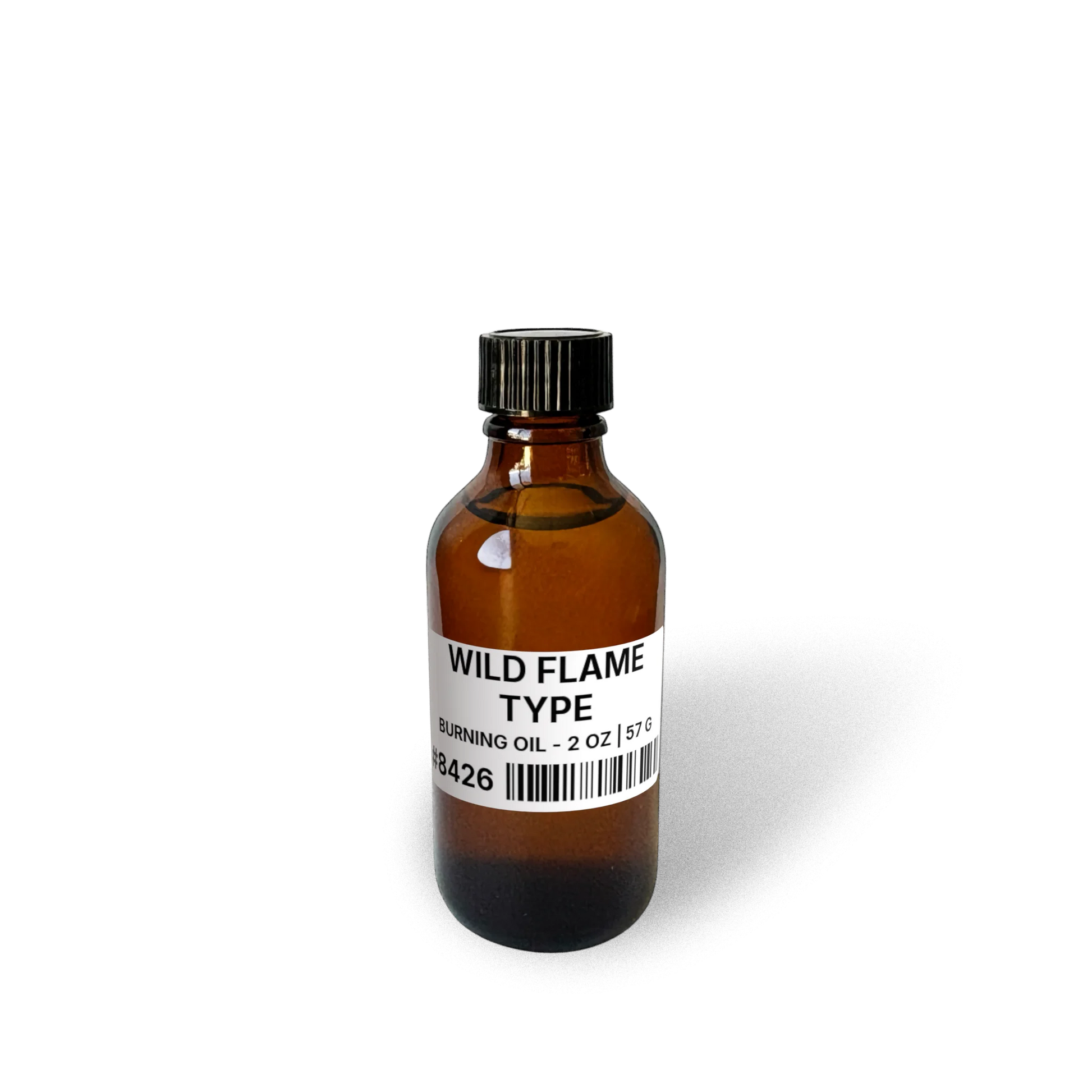 Wild Flame Type Burning Oil - 2 oz | 57 g bottle image showing Burning Oil in 2 oz size. Fragrance product bottle photo for Wild Flame Type Burning Oil - 2 oz | 57 g.