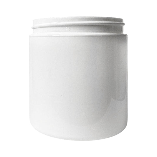 8 oz (240 ml) White PET Single Wall 70-400 Jar