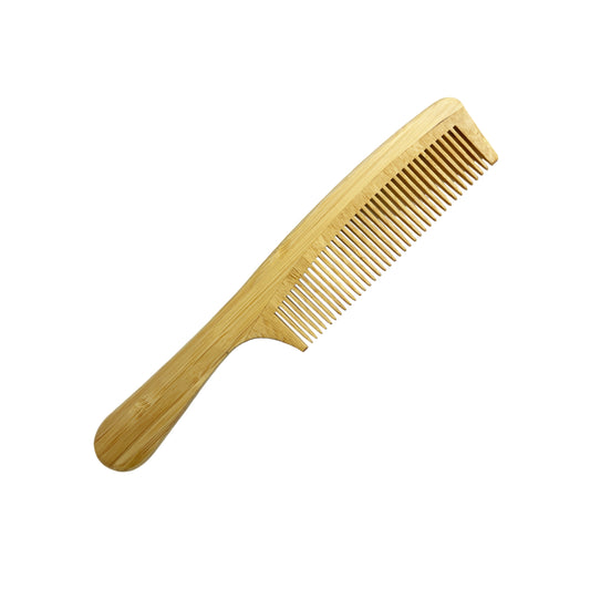 Bamboo Fine-Tooth Narrow-Handled Comb