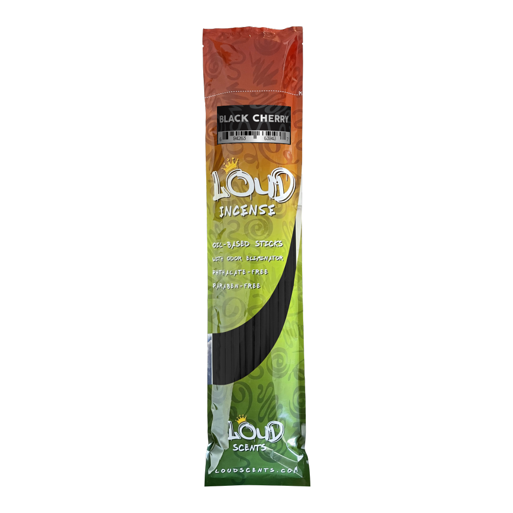 Black Cherry 19 in. Scented Incense by Loud Scents (50-pack)