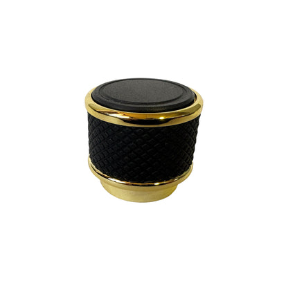 1.7 oz (50 ml) Clear Glass Rounded Rectangle Easy Crimp 15 mm Neck Perfume Bottle with Black Cap Set - World of Aromas