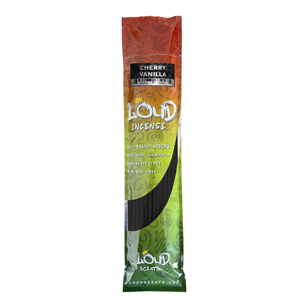 Cherry Vanilla 19 in. Scented Incense by Loud Scents (50-pack)