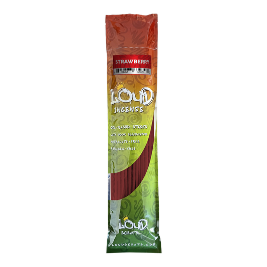 Strawberry 19 in. Scented Incense by Loud Scents (50-pack)