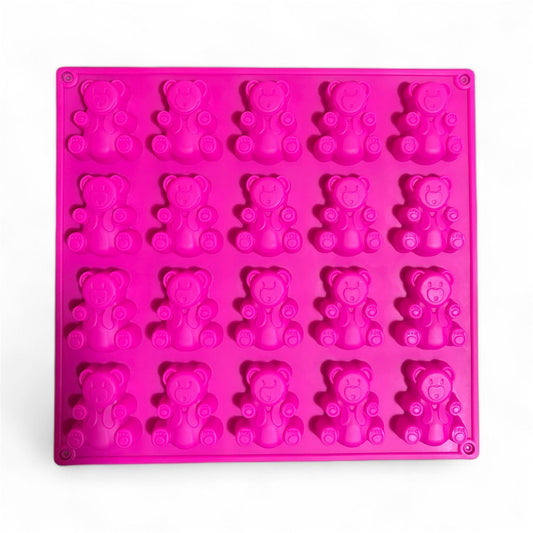 Teddy Bear Pattern Cavity Soap Mold - World of Aromas