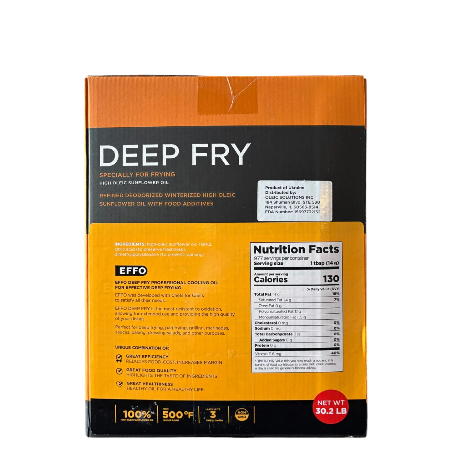 EFFO Sunflower Oil - World of Aromas