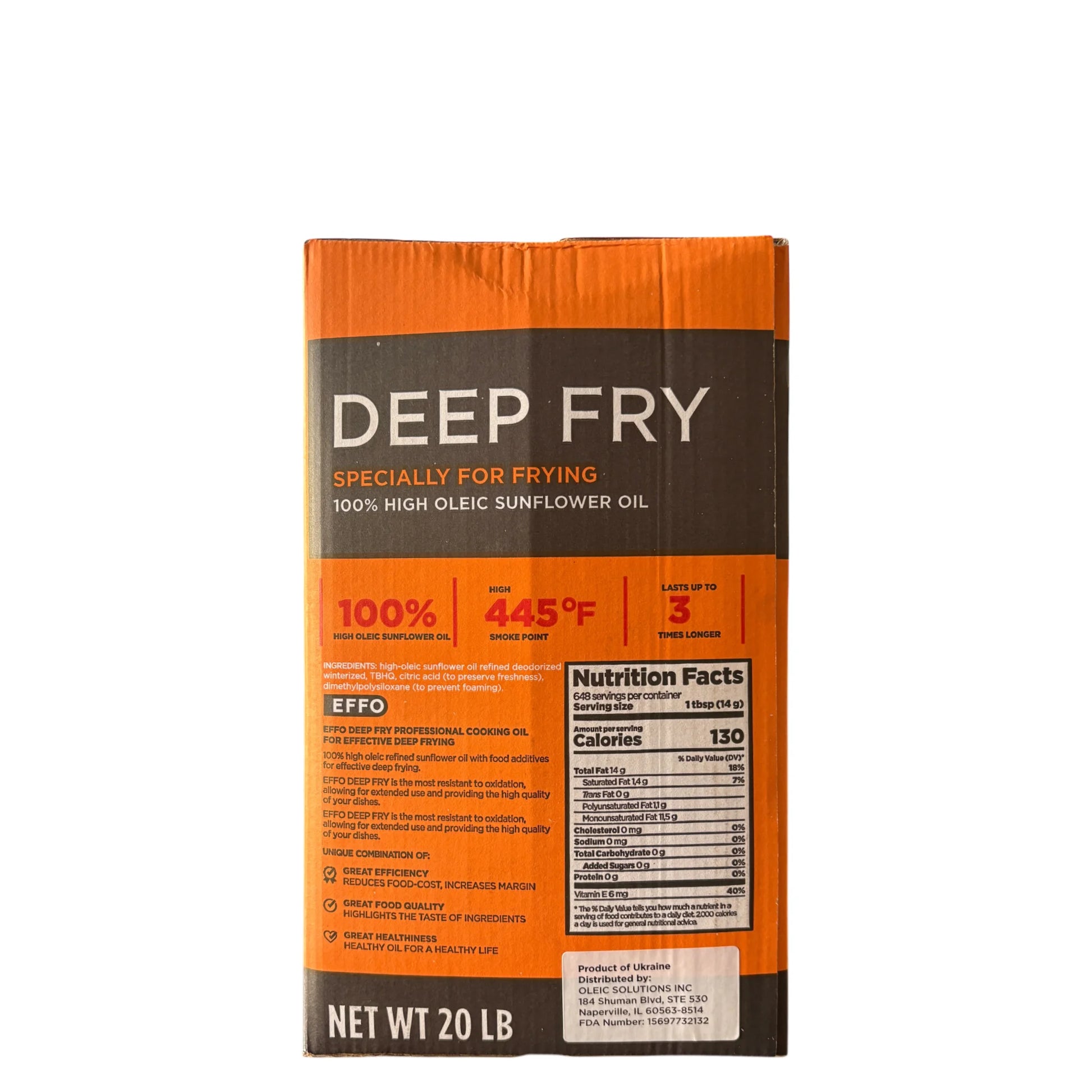 EFFO Sunflower Oil - World of Aromas