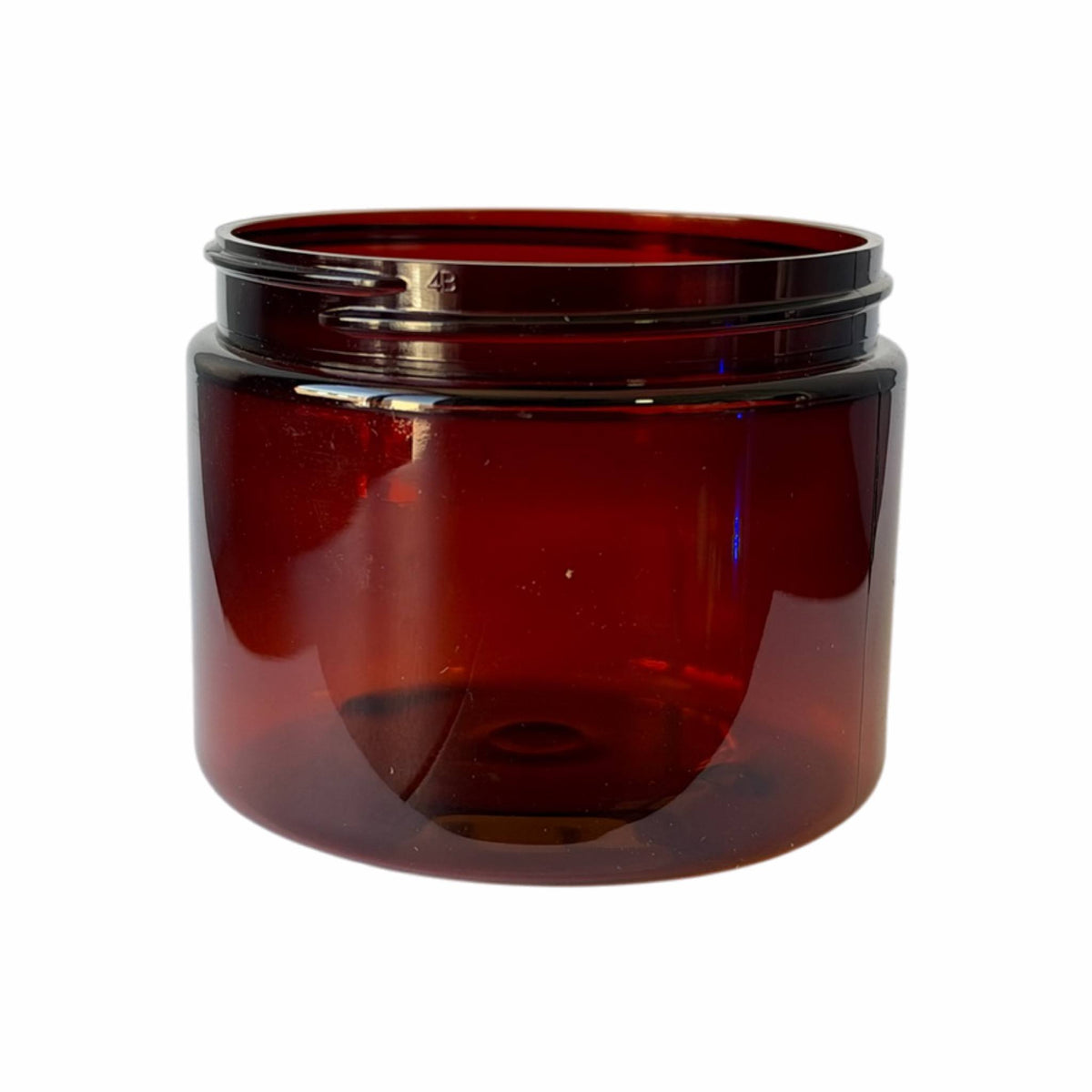 6 oz (180 ml) Amber PET Single Wall 70-400 Jar - World of Aromas