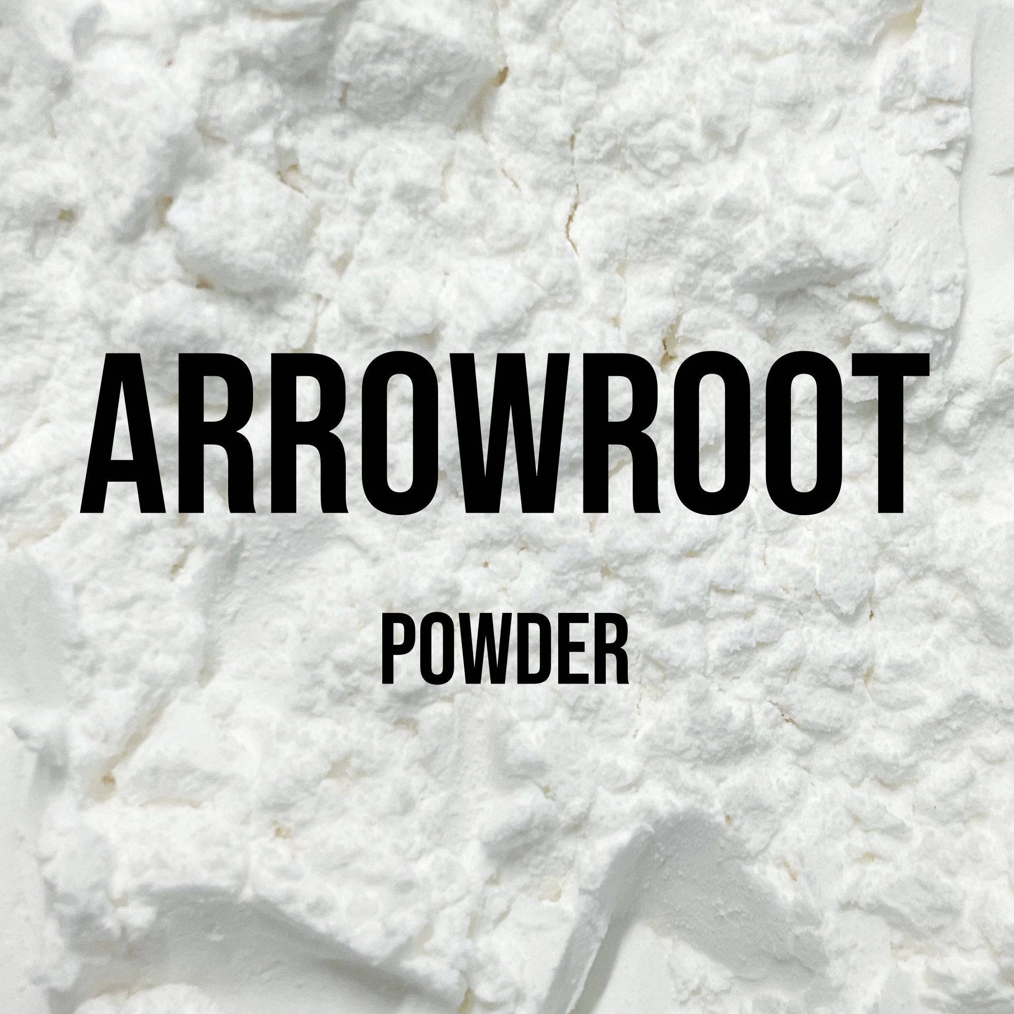 Arrowroot Sticker Arrowroot Powder | Premium DIY Raw Material for Masks, Dry Shampoo