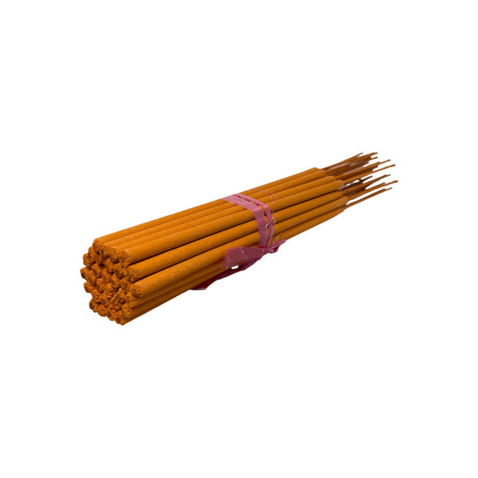 11" Fat Orange Unscented Incense Sticks — Bundle (30 pcs) - World of Aromas