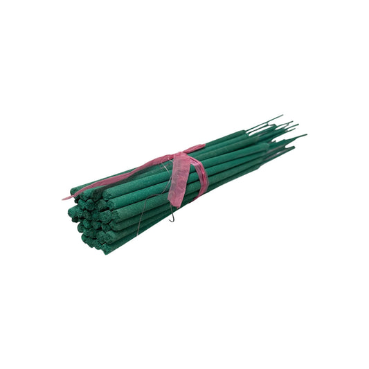 11" Fat Green Unscented Incense Sticks — Case (3000 pcs) - World of Aromas