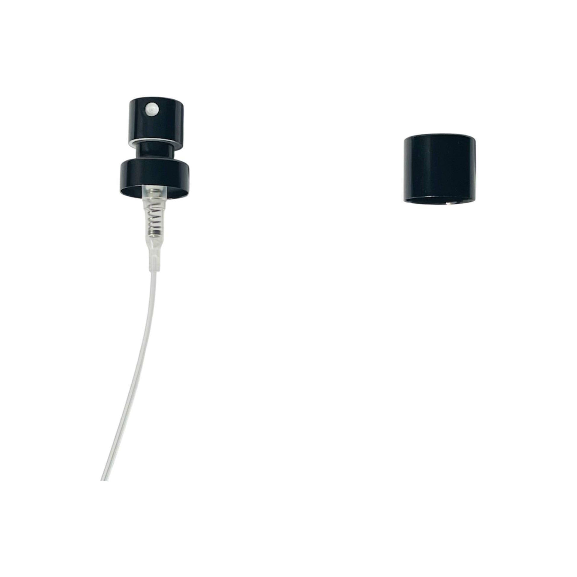 15 mm Black Crimp Sprayer and Collar Set - World of Aromas