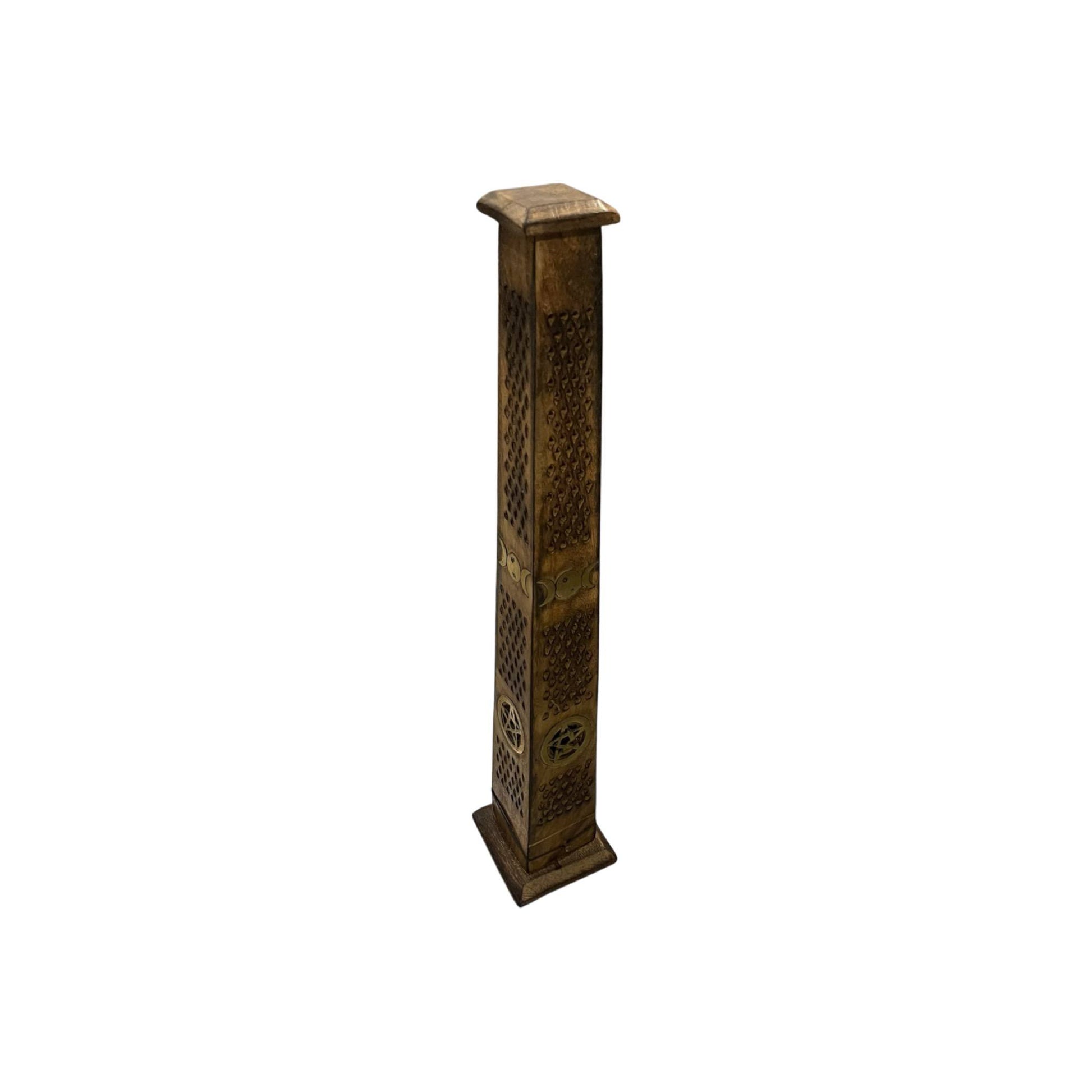 17" Wooden Incense Tower - World of Aromas