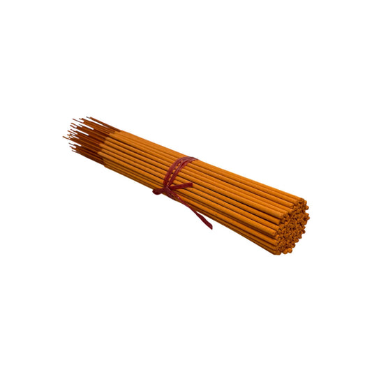 10" Orange Unscented Incense Sticks — Bundle (100 pcs) - World of Aromas