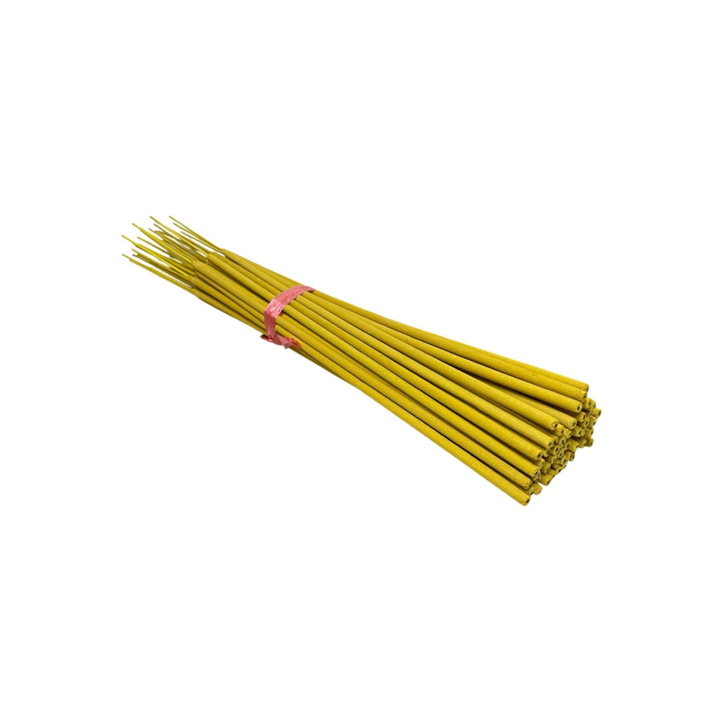 19" Yellow  Unscented Incense Sticks — Bundle (50 pcs) - World of Aromas