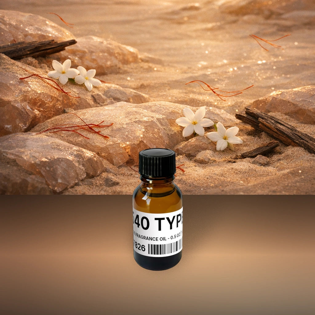 540 Type Pure Fragrance Oil - 0.5 oz | 14 g fragrance bottle image with atmospheric background for Pure Fragrance Oil. Premium lifestyle product photo for fragrance listing.