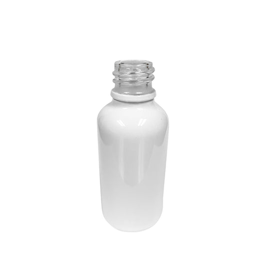 30 ml (1 oz) White Glass Euro 18-DIN Bottle
