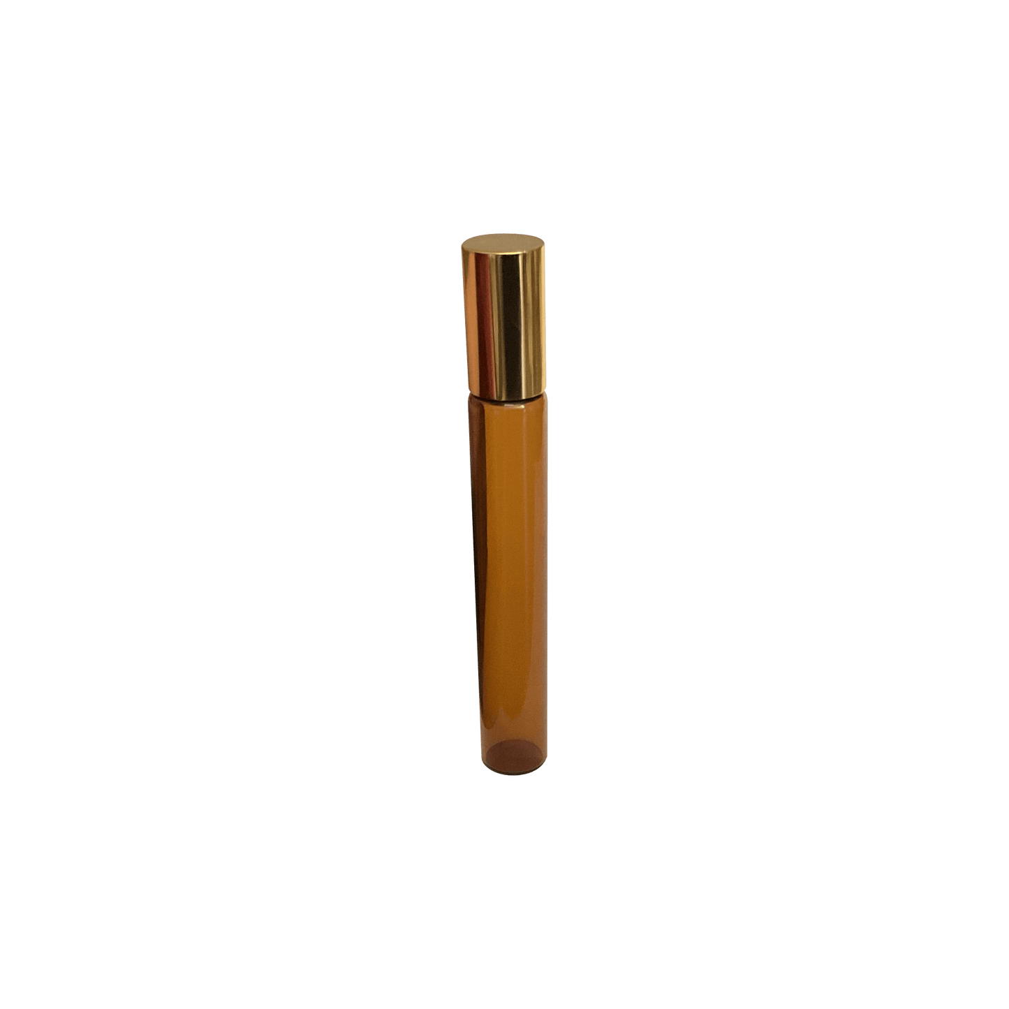 1/3 oz (10 ml) Amber Glass Slim Roller Bottle