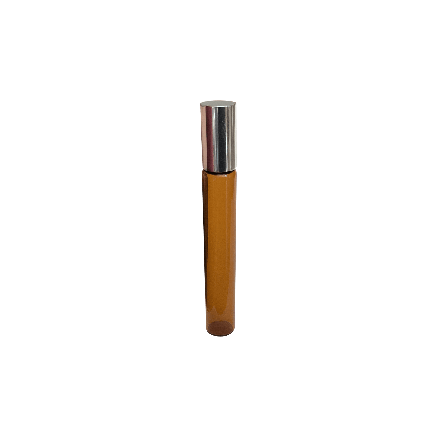 1/3 oz (10 ml) Amber Glass Slim Roller Bottle