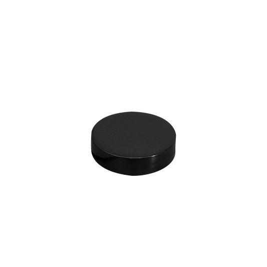 Black PP Plastic 43-400 Smooth Skirt Unlined Lid