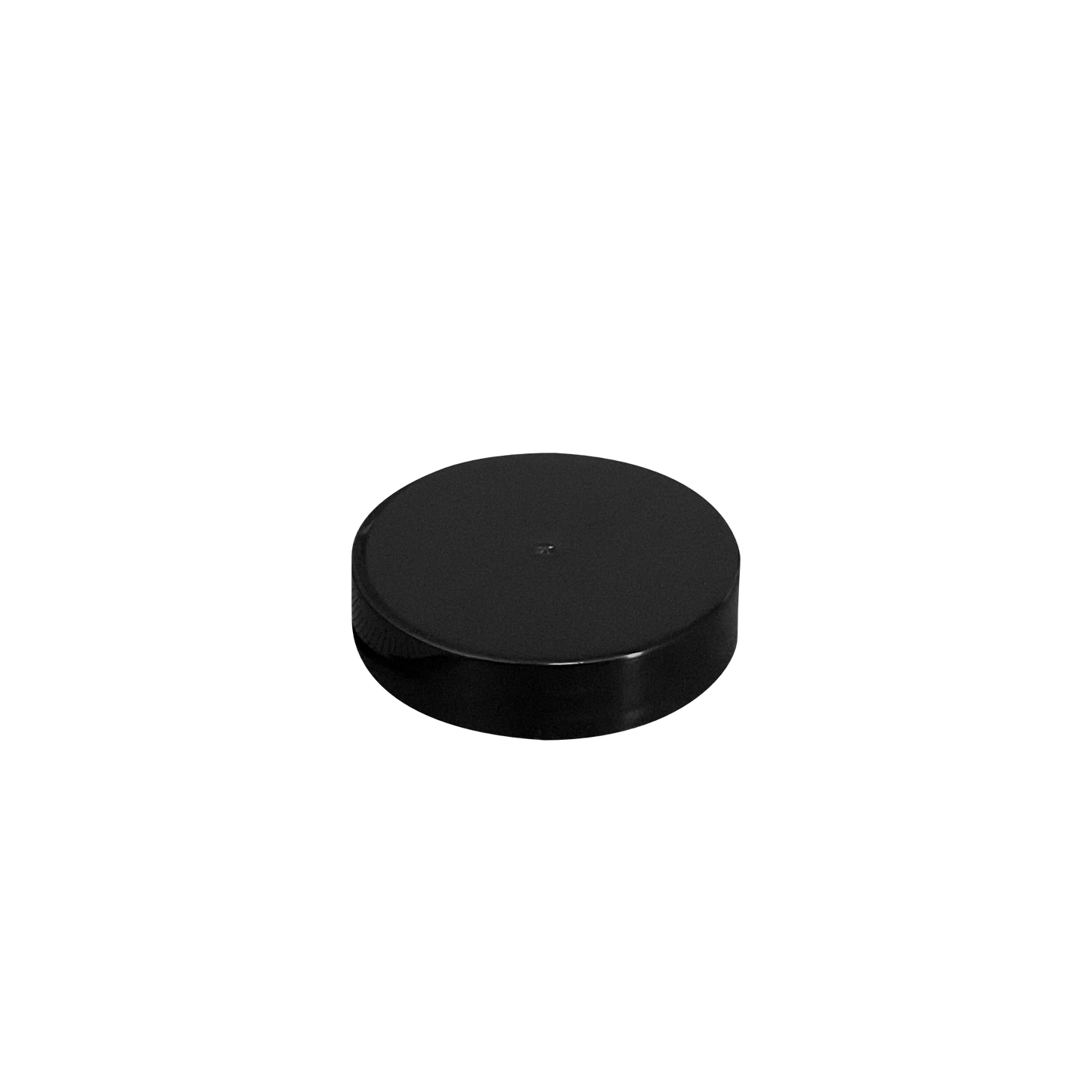 Black PP Plastic 48-400 Smooth Skirt PE Lined Lid