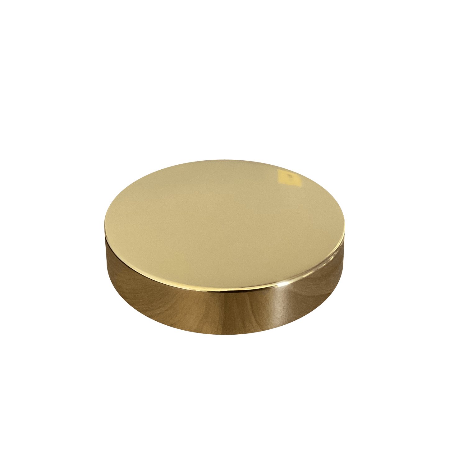 Gold Aluminum 70-400 Smooth Skirt Foam Lined Lid