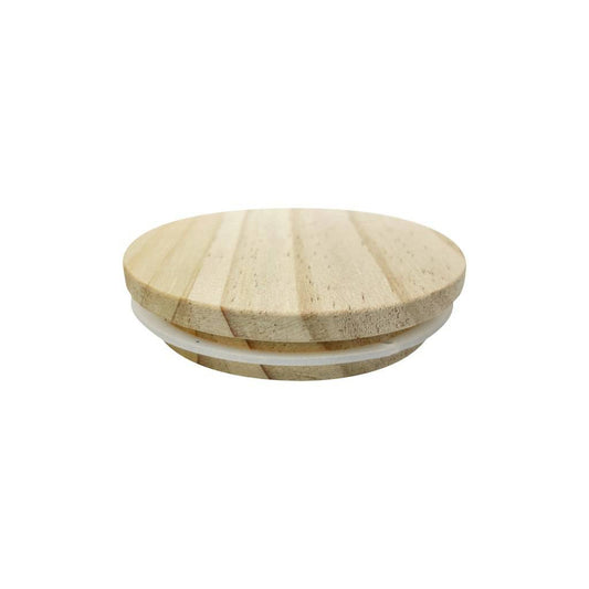 (10 oz) Wooden Candle Jar Lid