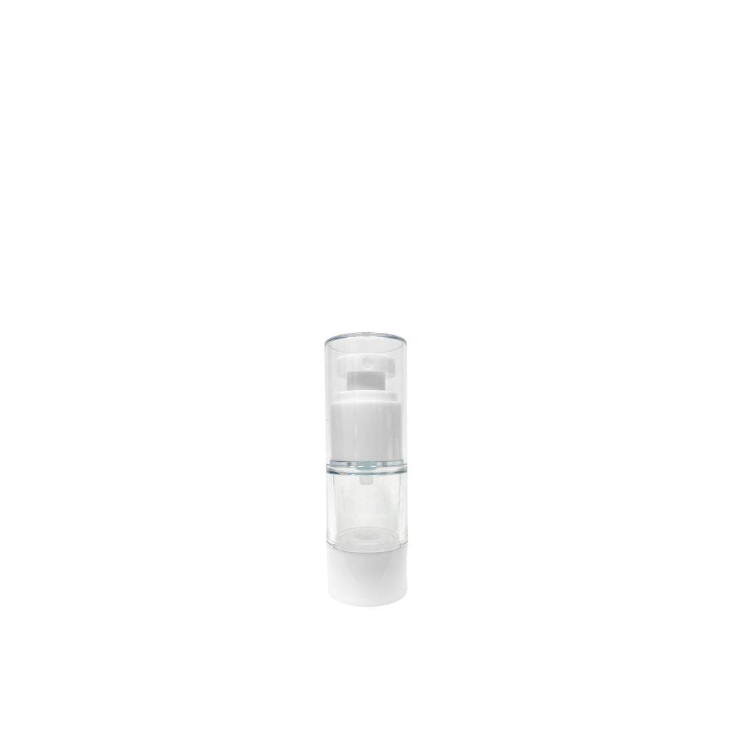 0.5 oz (15 ml) Clear Plastic Airless Sprayer Bottle