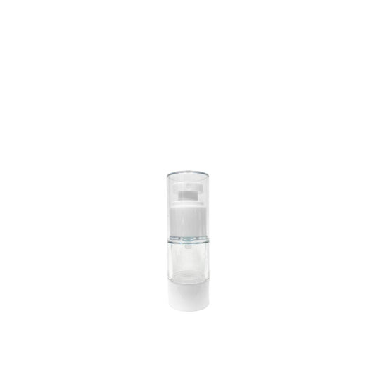 0.5 oz (15 ml) Clear Plastic Airless Sprayer Bottle