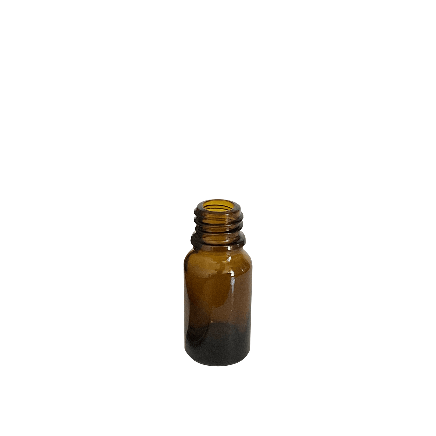 10 ml (1/3 oz) Amber Glass Euro 18-DIN Bottle