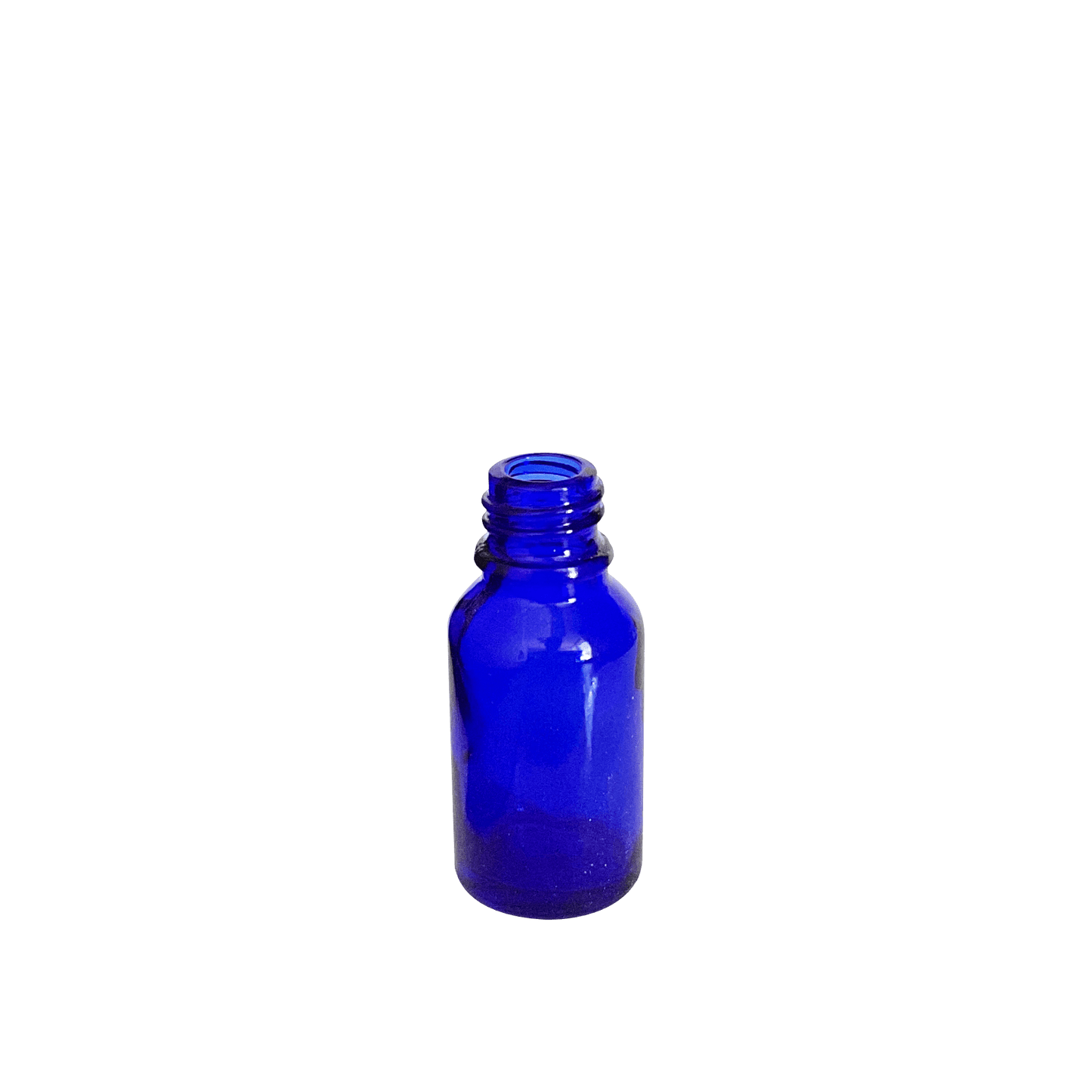 15 ml (0.5 oz) Cobalt Blue Glass Euro 18-DIN Bottle