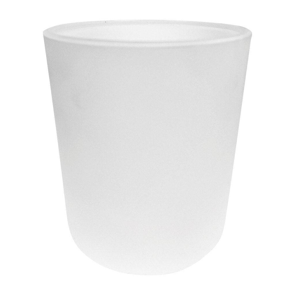 10 oz (300 ml) Matte White Glass Candle Jar