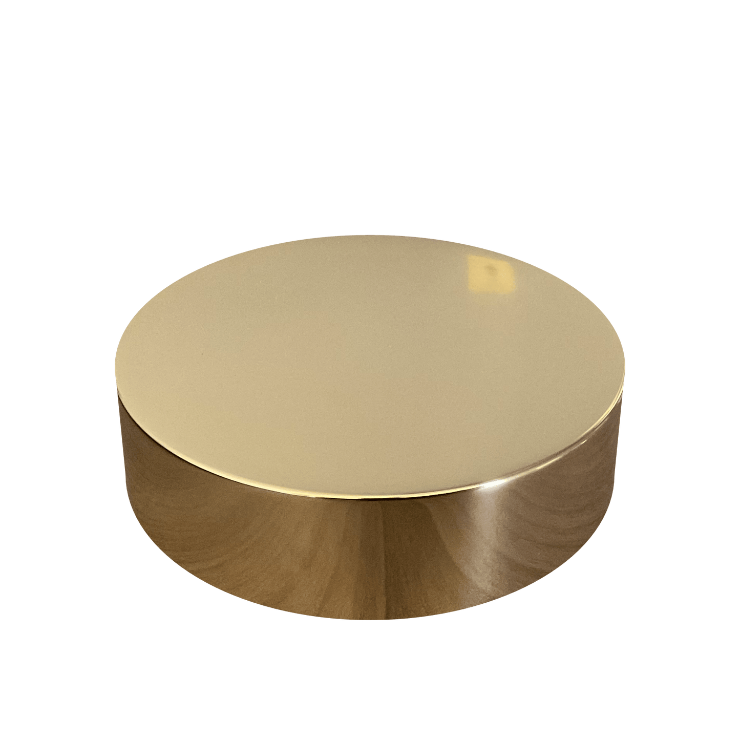 Gold Aluminum 89-400 Smooth Skirt Foam Lined Lid